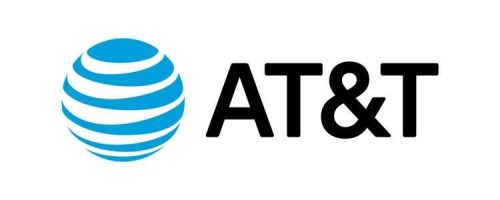 The AT&T logo, featuring a blue and white globe symbol beside the bold black letters "AT&T" on a white background, has been updated for 2024.