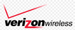 Verizon Wireless logo with a red checkmark above the word "verizon," and "wireless" in smaller font to the right.